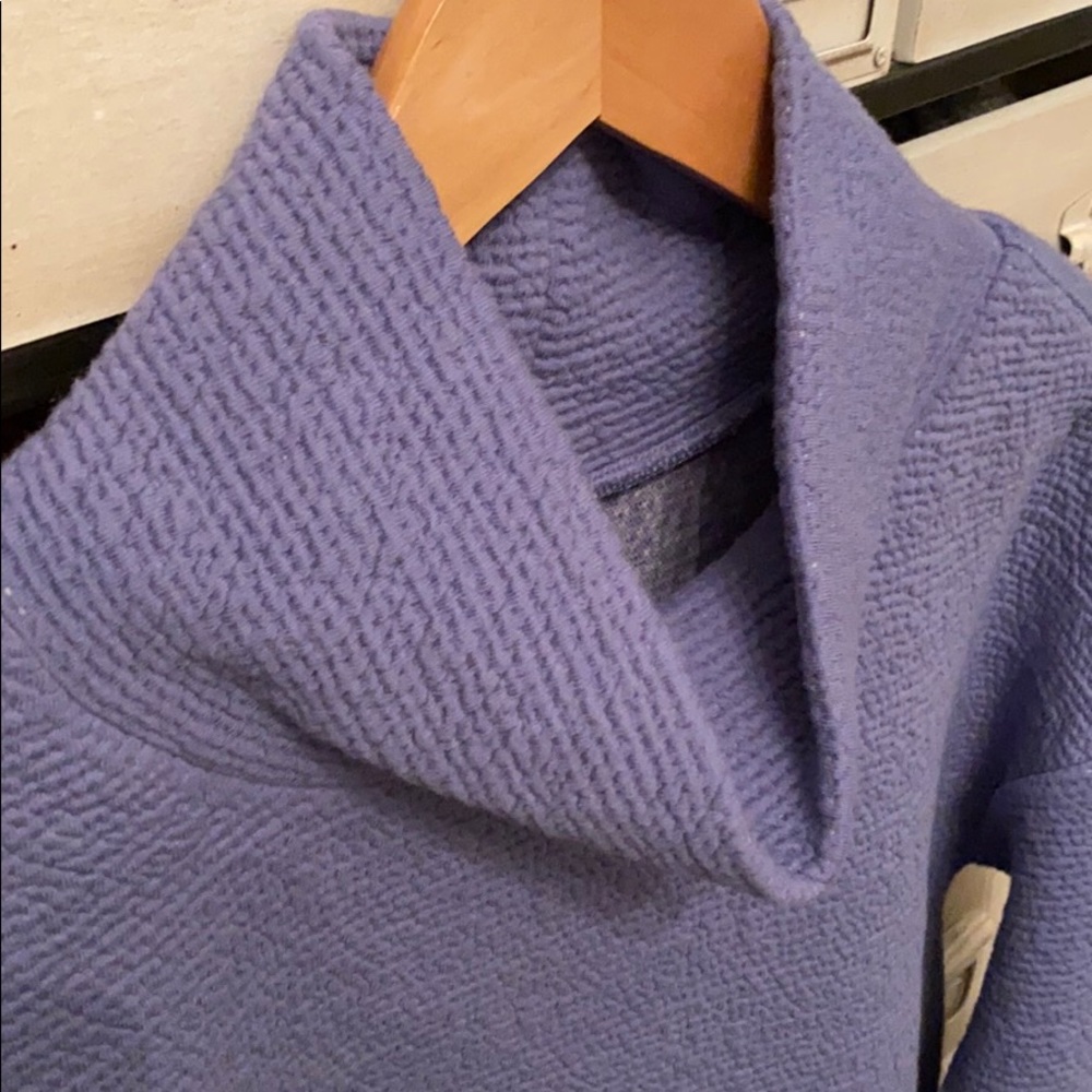 Calia Purple Cowl-Neck Pull Over